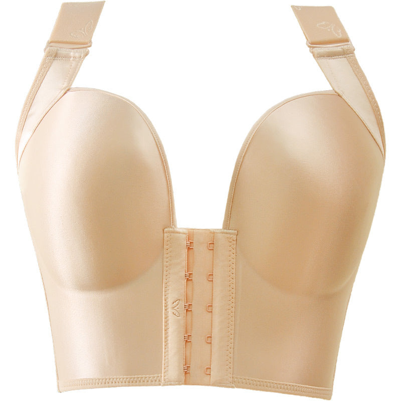 Non Wired Front Row Gathering Strapless Bras