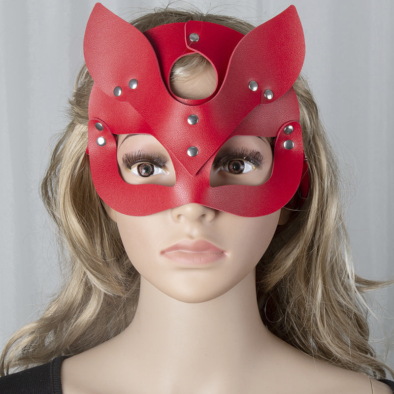 PU Leather Fox Nightclub Eye Mask