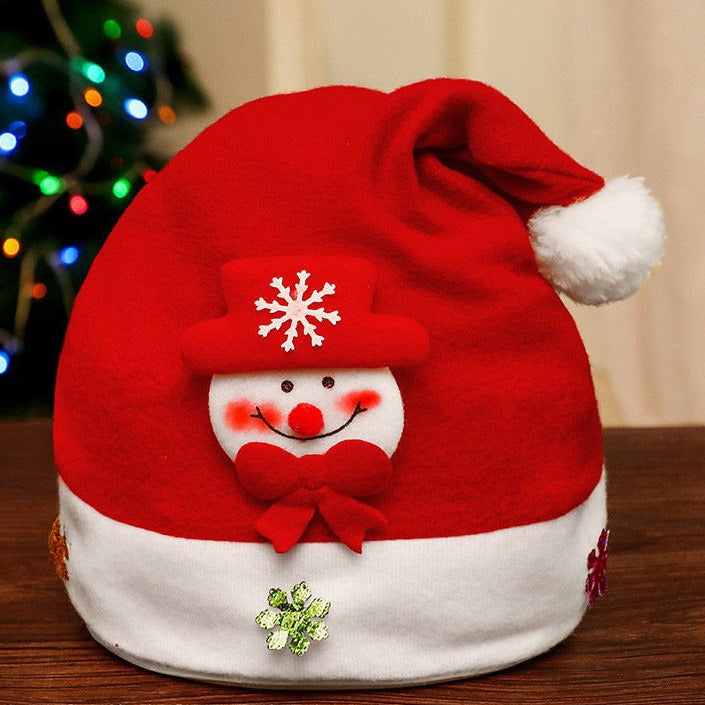 Christmas Felt Squinting Hat