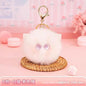 Cute Blushing Cat Keychain Plush Bag Charm