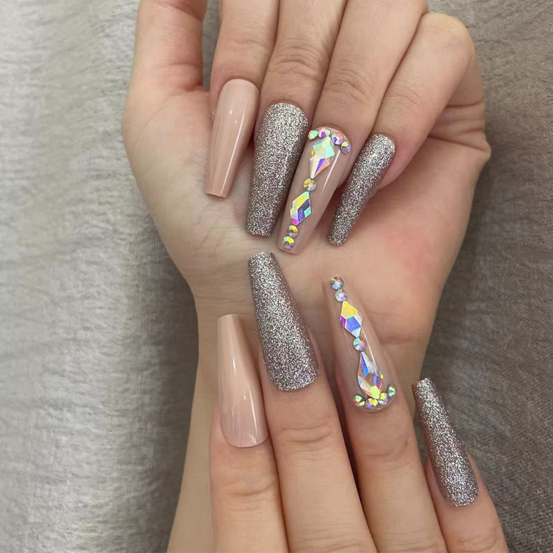 New FashionLong Shiny INS Style Nail Tips