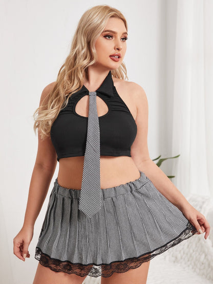 Sexy Plus Size After Hours Schoolgirl Costume