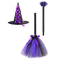 Witch Ghost Hat Mount Broom