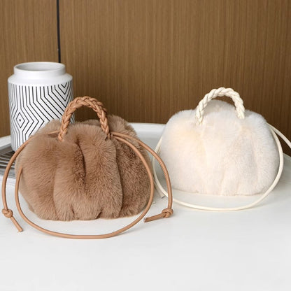 Fuzzy Winter Cloud Bag Tote Shoulder Satchel