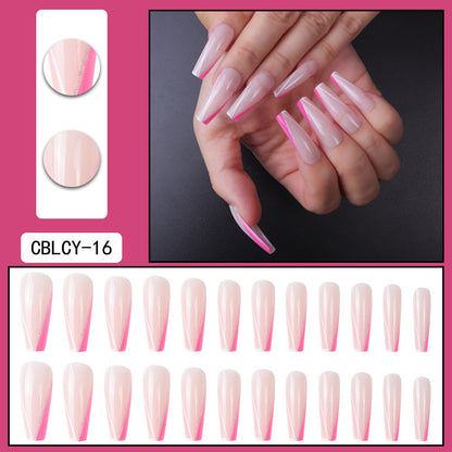 Removable Nail Extensions, Elegant Ballet Style