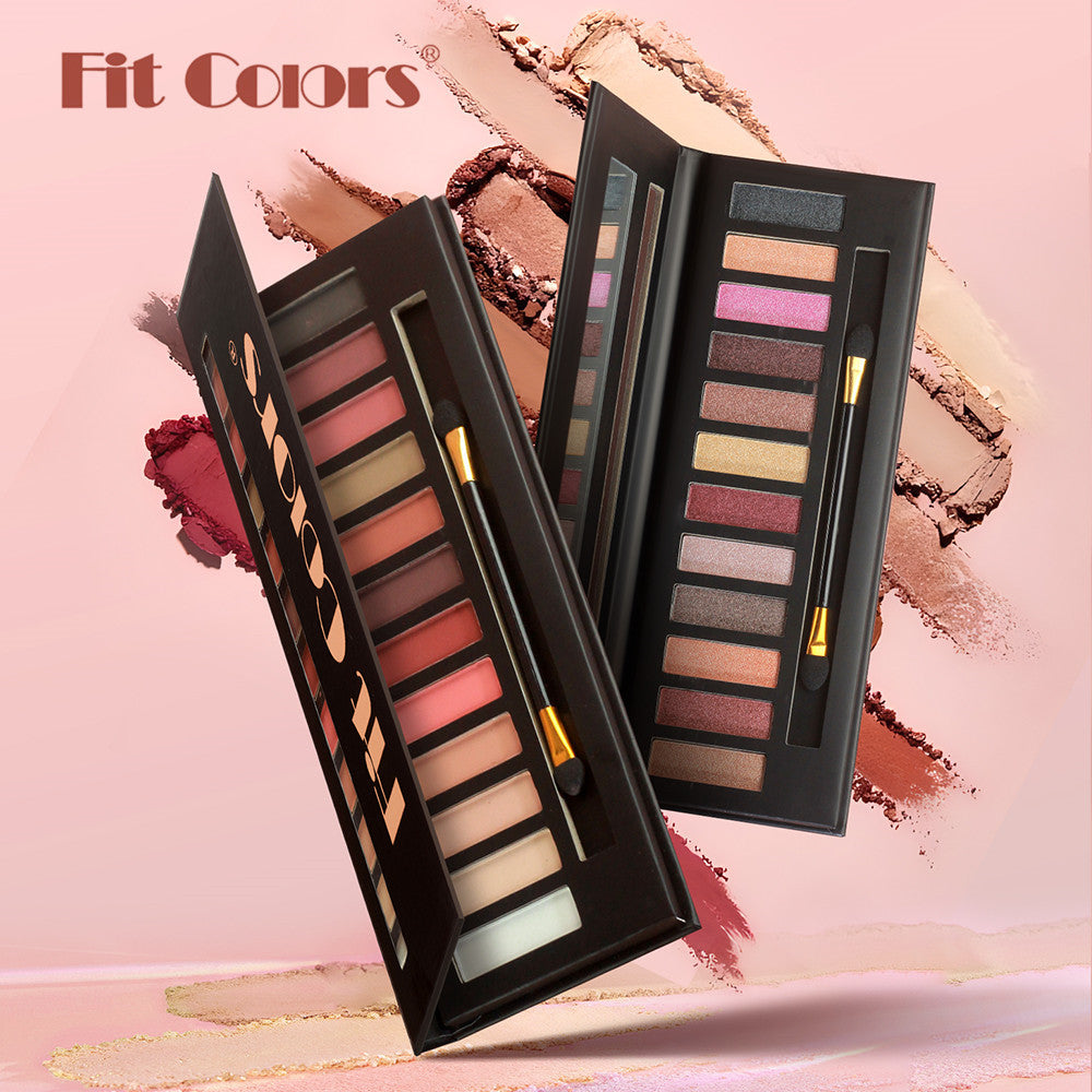 New Fashion 12-Color Multi-Use Makeup Palette with Matte and Shimme-Homeunderwear