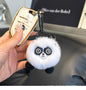 Cute Pom Pom Panda Keychain Fuzzy Toy Charm