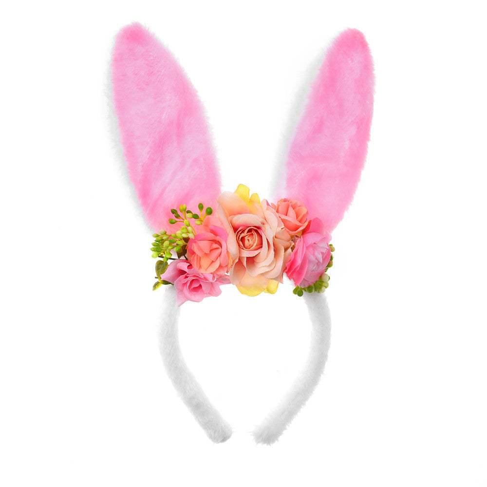 Easter Foam Flower Artificial Flower Headband