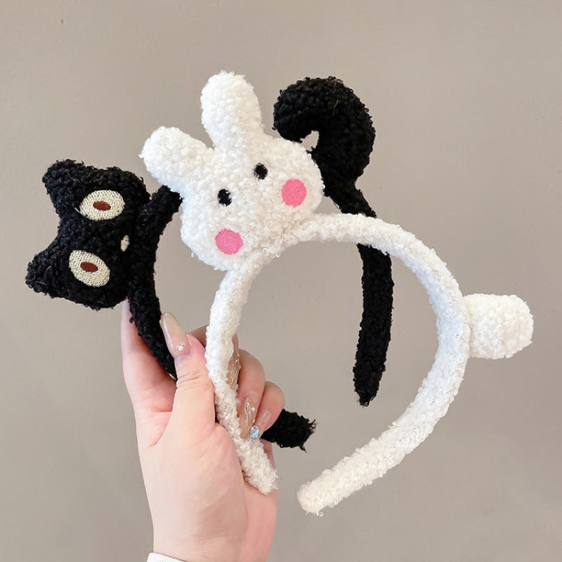 Cute Cat Face Wash Headband