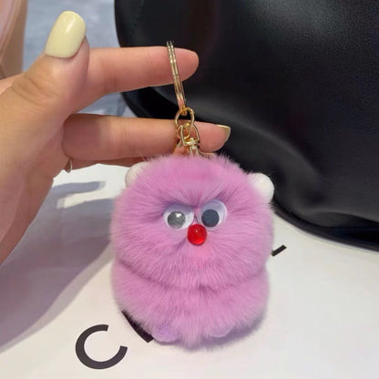 Cute Monster Plush Keychain - Ins Trendy Bag Charm