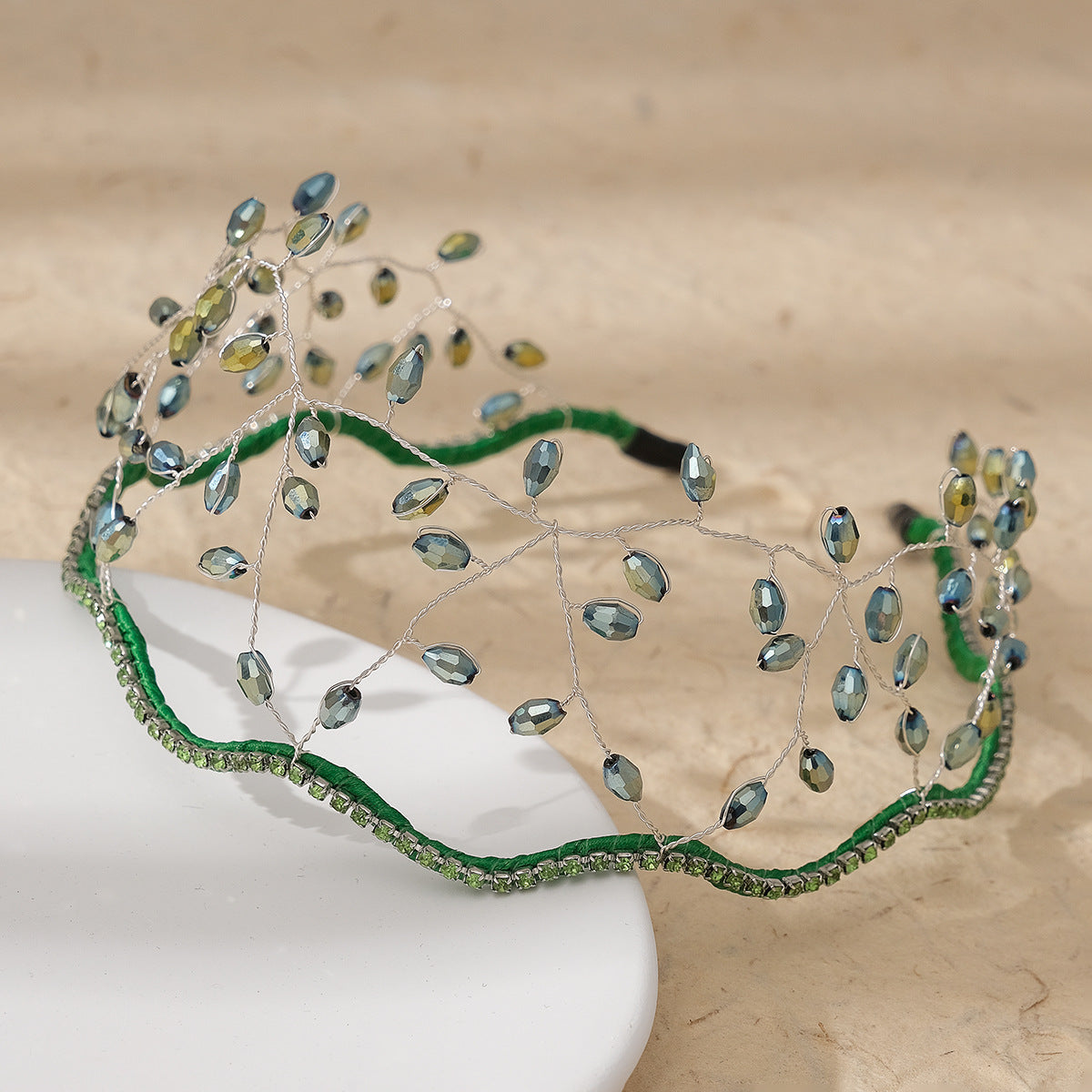 Party Beaded Crown Headband