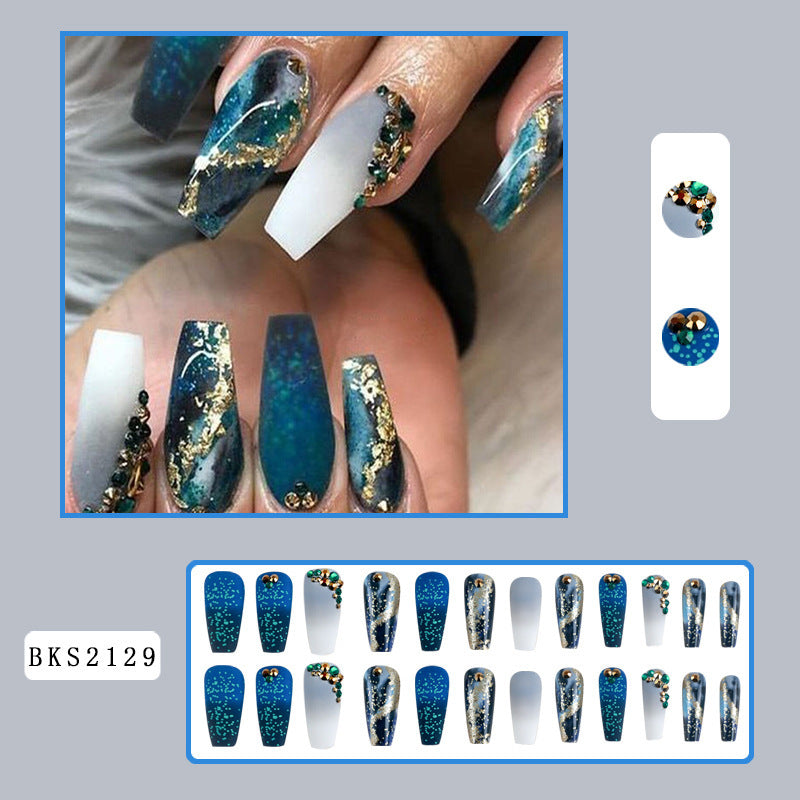 New FashionLong Shiny INS Style Nail Tips