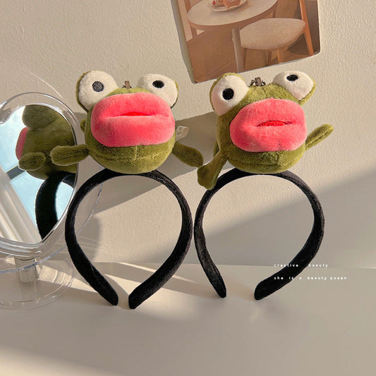 Funny Big Mouth Frog Headband