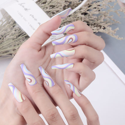 Removable Nail Extensions, Elegant Ballet Style