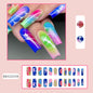 New FashionLong INS Style French Tip Nail Tips