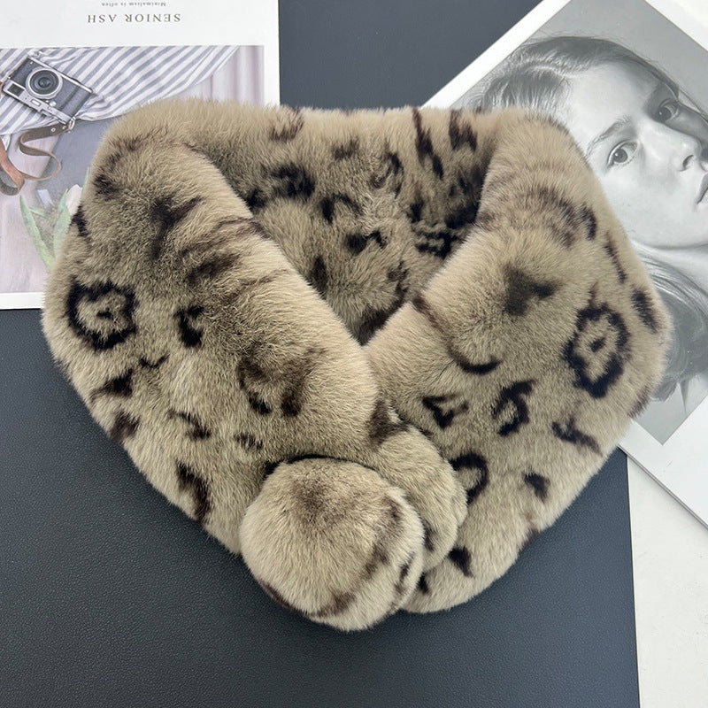 Luxury Real Rabbit Fur Scarf - Winter Velvet Touch