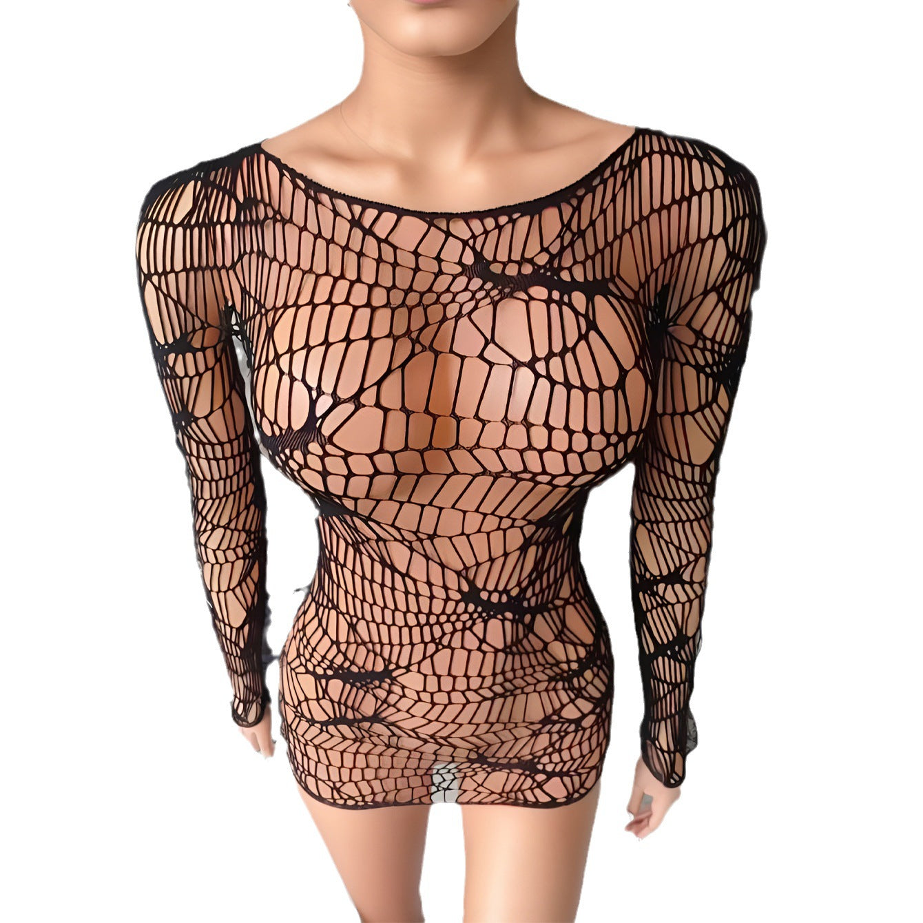 Sexy halloween cosplay Nightclub Super Short Hip Spider Web Dress Sexy Lingerie