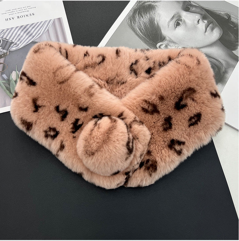 Luxury Real Rabbit Fur Scarf - Winter Velvet Touch