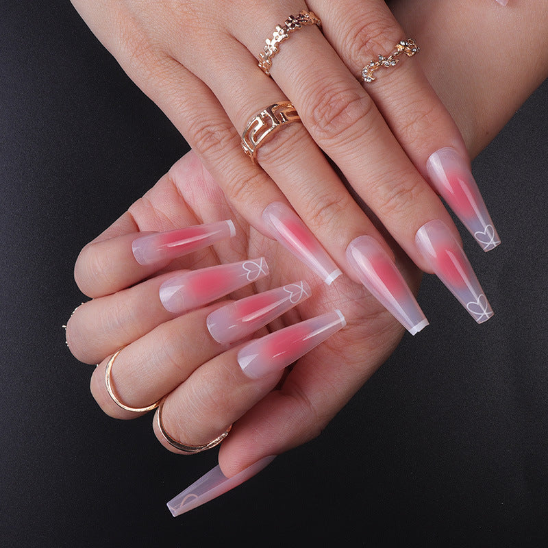 Removable Nail Extensions, Elegant Ballet Style