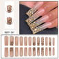 Long Elegant Nail Tips for Summer, Wearable Pads