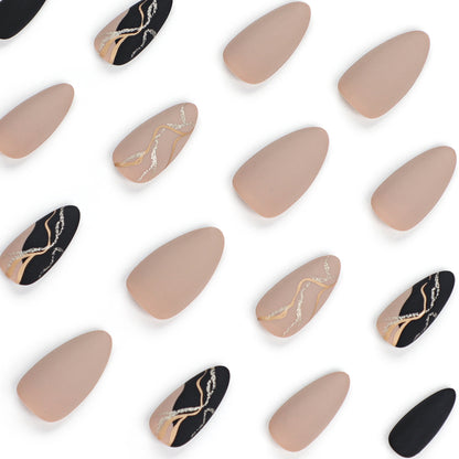 Yiwu Detachable Nail Art Tips, Almond Shape Wearable Nails-Homeunderwear