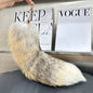 Cute Fox Tail Keychain - Furry Car Accessory