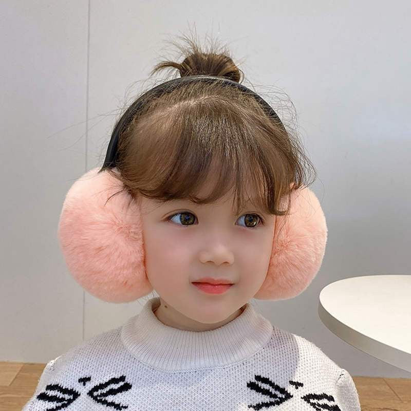 Cute Real Rabbit Fur Ear Muffs - Warm & Stylish