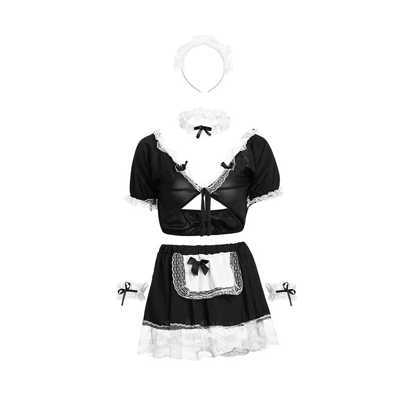 Sexy Japanese Bar Maid Cosplay Suit Sex Lingerie