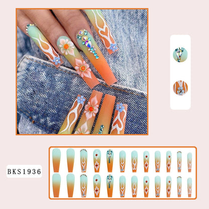 New FashionHalloween Spider Web and Ghost Face Nail Tips