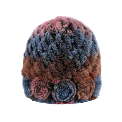 Winter Thick Rabbit Fur Bucket Hat - Warm & Stylish