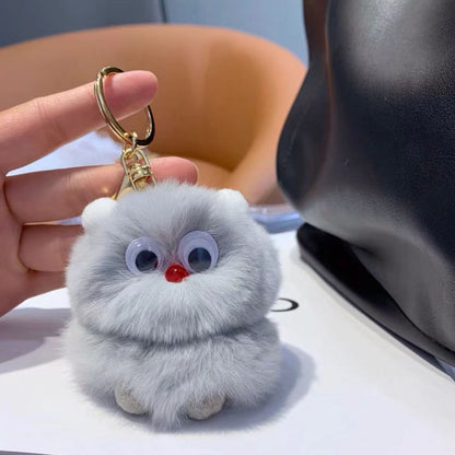 Cute Monster Plush Keychain - Ins Trendy Bag Charm