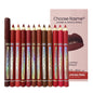 New Fashion12-Color Matte Lip Liner - Long-Lasting, Velvet Finish-homeunderwear