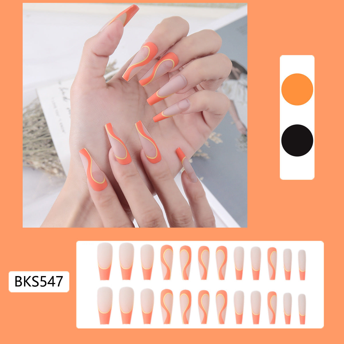 New FashionLong INS Style European Nail Tips