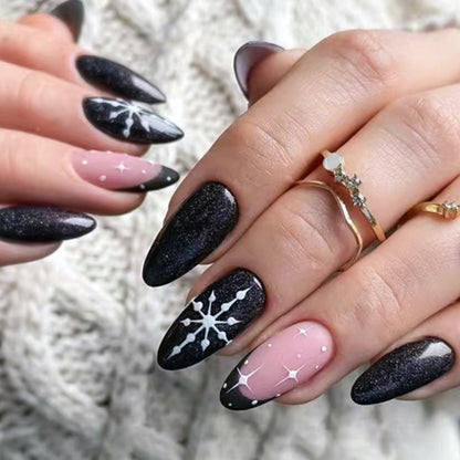 New FashionEdgy INS Style Long Ballet Nail Tips-homeunderwear