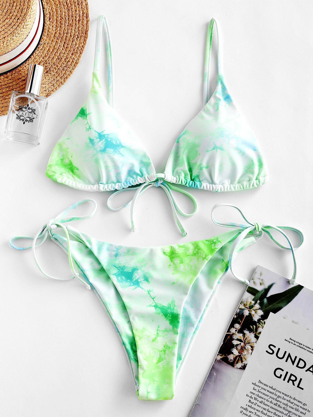 Free Shipping For Tempting Tie Dye Bikini Bottom