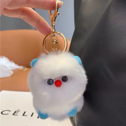 Cute Monster Plush Keychain - Ins Trendy Bag Charm