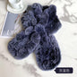 "Fashionable Real Rabbit Fur Scarf - Winter Accessory