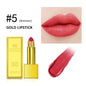 Golden Velvet Matte Lipstick - Long-Lasting, Non-Transfer