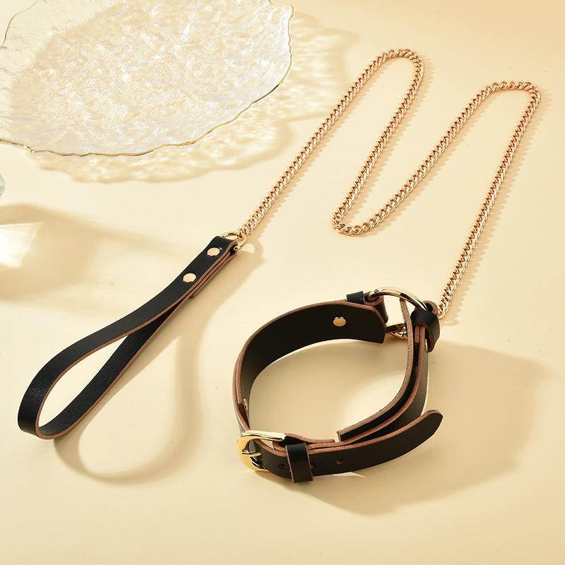 Cowhide Ring Multi-Color Traction Choker