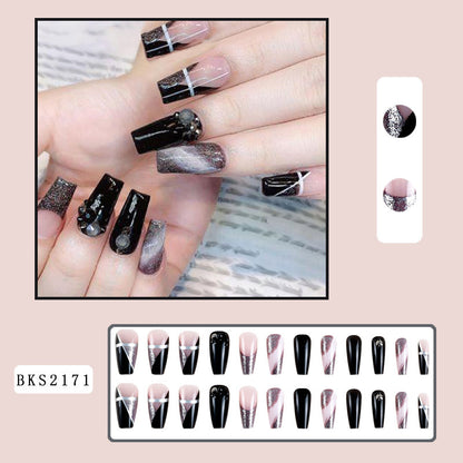 New FashionLong Shiny INS Style Nail Tips