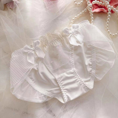 Lace Ruffle Kawaii Doll Romantic Royalcore Princess Lingerie Set