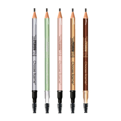 New Fashion Double-Ended Eyebrow Pencil - Ultra-Fine, Natural, Waterproof, Long-Lasting-Homeunderwear