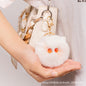 Cute Blushing Cat Keychain Plush Bag Charm