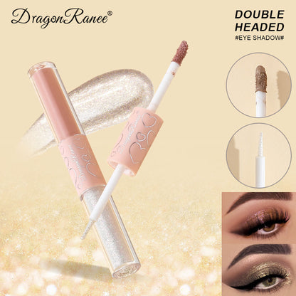 New Fashion Matte Liquid Eyeshadow with Glitter and Primer Duo-Homeunderwear