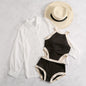 Sultry Summer Beachwear Backless Sensation One-Piece Swimsuit