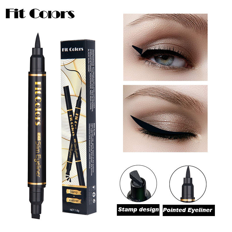 Fit Colors Dual-Head Wing Liner - Matte Waterproof Formula