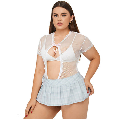 Sexy Plus Size Super Exposed Bed Temptation Costumes