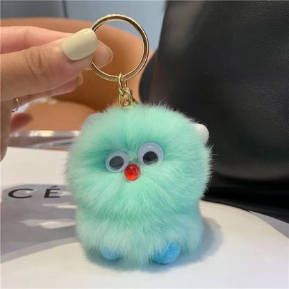 Cute Monster Plush Keychain - Ins Trendy Bag Charm