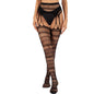 Free Shipping For Fishnet Jacquard Non-Slip Thigh High Stocking