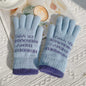 Thickened Suede Cycling Gloves